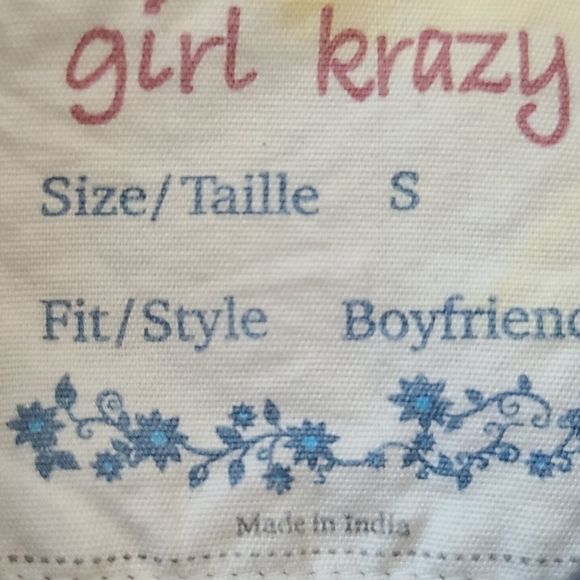 Girl Krazy plaid flannel size small - Picture 5 of 6